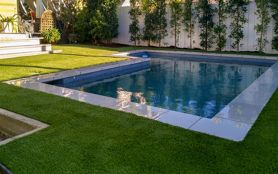 Residential turf installation in McKinney
